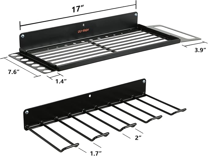 Power Tool Organizer for Garage Organization,Drill Holder Wall Mount for Tool Stoarge, Tool Organizers and Garage Storage Shelves for Charging.Heavy Duty With 4 Holders