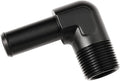 3/4 NPT Male to 3/4" Hose Barb Fitting Adapter 90 Degree Elbow Aluminum Black