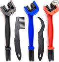 5PCS/Set Bicycle Chain Cleaning Tool Set,Bike Chain Crankset Brush,Motorcycle Washer Cleaner Brush Tools