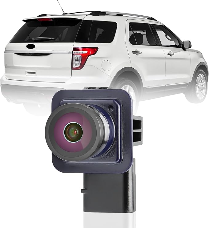 EB5Z-19G490-A Rear View Backup Camera Compatible with Ford Explorer Limited 2011 2012 2013 2014 2015 Waterproof Parking Assist Rear Camera 170° Angle HD Night Vision