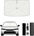 Umbrella Sunshade for Honda Civic 2025 2024 2023 2022 Accessories, Foldable Windshield Cover Sun Shade Umbrella Sun Visor UV Block Windshield, Ice Nano (for for Honda Civic 2022-2025