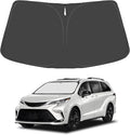 Proadsy Custom Fit 2021-2025 Sienna Mini L LE SE XLE Limited Van Windshield Sun Shade 4-Layer Foldable Front Sunshade Protector Sun Visor Blocks UV Rays Keep Car Cooler