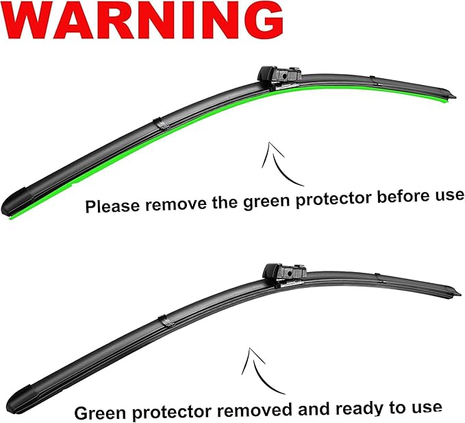 AUTOBOO 28"+28" Windshield Wipers with 11" Rear Wiper Blade Replacement for Ford Escape 2013-2019 -Original Factory Quality (Pack of 3)