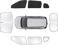 8pcs Car Window Shades for Nissan Rogue 2014-2020 Accessories,Windshield Side Rear Full Sunshade,Sun Visor UV Blocking, Privacy Protection for Camping Outdoor(Not Sport&2021 3rd Gen.T33)