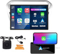 Kunfine Car CarPlay Android Auto Navigation Stereo GPS Radio Reverse Camera Display 13.1" QLED Touchscreen Headunit Tablet Pad Media Player For Peugeot 301 13-22, if Applicable Octa Core 4G+64G Silver