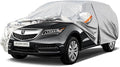 Kayme 6 Layers SUV Car Cover Custom Fit for Acura MDX (2001-2025) Waterproof All Weather for Automobiles, Outdoor Full Cover Rain Sun UV Protection.Silver