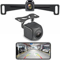 Wireless License Plate Backup Camera for Car/SUV - No Drilling WiFi HD 160° View, Waterproof Reverse/Rear View Camera with Real-Time Signal, Compatible iPhone/Android/iPad (Parking/Hitch Aid)