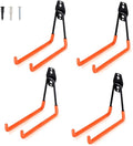 AOBEN Garage Hooks Heavy Duty, Steel Garage Storage Hooks, Utility Tool Hangers and Combinable Wall Mount for Organizing Ladder, Hold Chairs, Heavy Tools (Large U, 4 Pack)