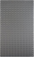 Akro-Mils 30161 Heavy Duty Wall Mount Garage Storage Steel Louvered Panel | Wall Storage Bin Hanging Organizer System for AkroBins, 36-Inch W x 61-Inch H, Grey, Single