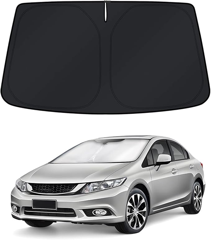 KUST Windshield Sun Shade for 2019-2024 2025 Audi A7 Accessories Window Shade Sun Visor Cover Foldable Blocks UV Rays Keep Your Car Cooler
