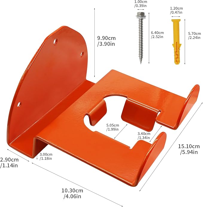 Garage Organization Weedeater Hanger,2 Pack Weed Eater Hanger For Wall, Heavy Duty Weed Wacker Hooks, Garage Organization Storage Shed Organizer Mounted Trimmer Rack