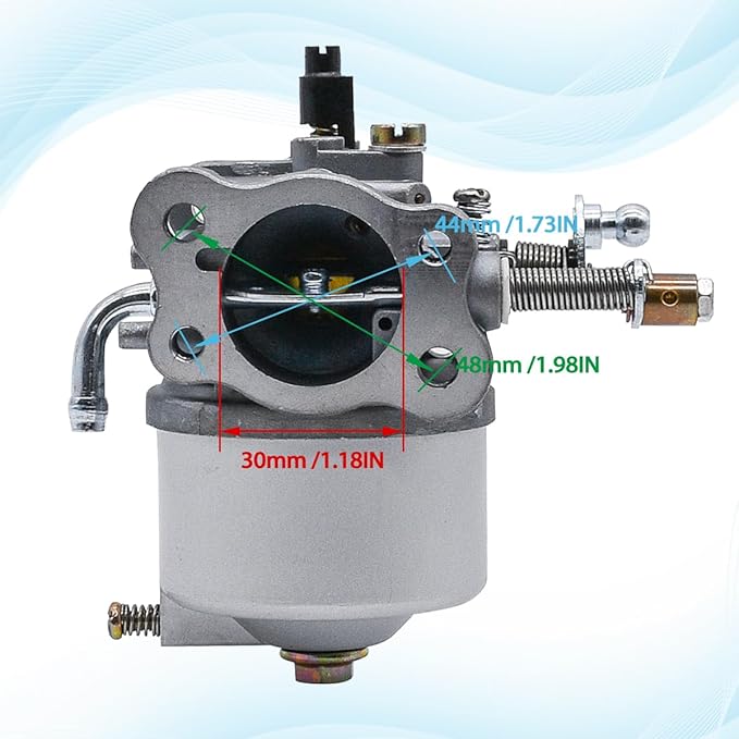 Golf Cart Carburetor Fit for EZGO Golf Cart Gas Car 350cc for Robin TXT Medalist 4-Cycle Workhorse ST350 Carb Replace 72558-G01 72558-G05 72840-G02 72873-G01 17559 520-184 with Filter Kit