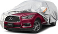 Kayme 6 Layers SUV Car Cover Custom Fit for Infiniti QX60（2013-2025） Waterproof All Weather for Automobiles, Outdoor Full Cover Rain Sun UV Protection.Silver