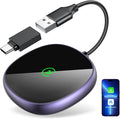Wireless Carplay Adapter for iPhone & Android Auto 2-in-1, Stable, Plug & Play Low Delay Carplay Wireless Adapter Convert Wired to Wireless Apple Car Play Dongle for iOS 10+/Android 11+ (Purple)