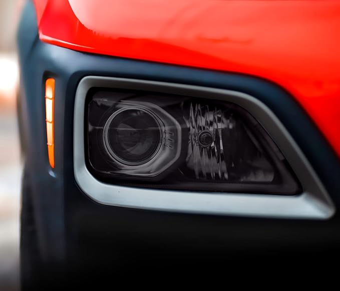 VViViD Smoke Black Adhesive Headlight Wrap Tinting Vinyl Roll (17.9" x 48" 2-Roll Pack)