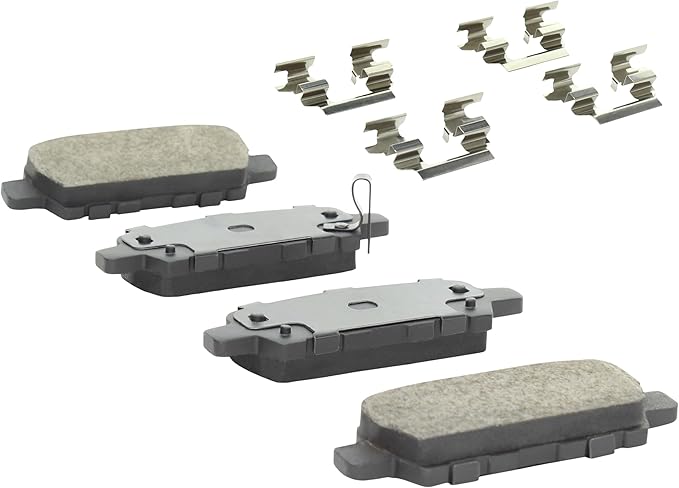 Premium Ceramic Rear Brake Pads (1001-0905AC) Compatible with 2003-2024 INFINITI/Nissan (350Z/EX35/EX37/FX35/FX37/G25/G35/G37/Maxima/Murano/Pathfinder/Q40/Q70L/Quest/QX50/QX70/Rogue)