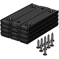 MIKEDE 12 Pack Neodymium Bar Magnets, 70LB Strong Rare Earth Mounting Magnet Heavy Duty, Rectangular Magnet with Countersunk Hole and Steel Capsule, Magnets Strips for Home, Garage - 2.36x0.53x0.2in