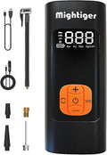 Tire Inflator Portable Air Compressor Cordless Mini Automatic Air Pump with Digital Pressure Gauge 150PSI 3X Fast Inflation and Auto Shutoff SOS Light Tires Pump for Car (Black)