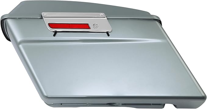 Green-L Silver Hard Saddlebags Fit for Harley Touring Electra Street Road Glide King 1994-2013