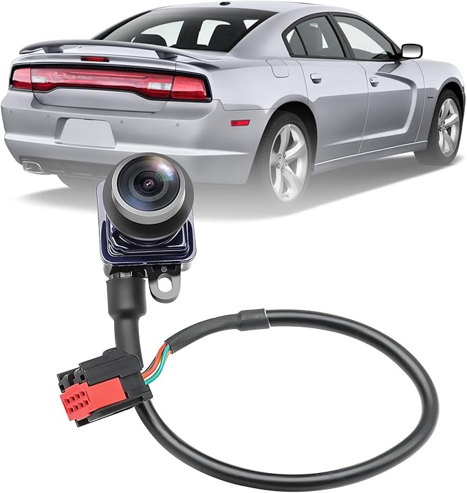 Rear View Backup Camera Compatible with 2011-2014 Dodge Charger Chrysler 300 Park Assist Camera Replaces 56054058AH 56054058AD 56054058AE 56054058AF 56054058AG