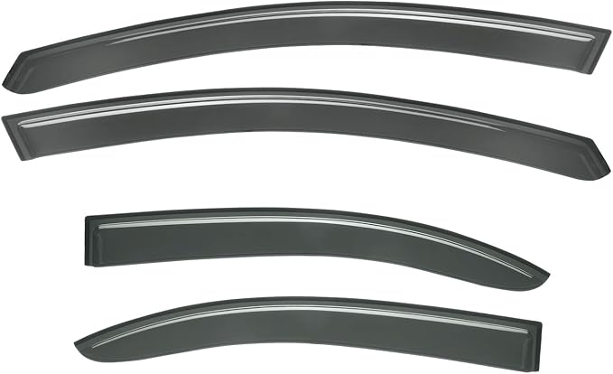 4pcs for 08-17 Lancer/Evo 10/X Sedan Sun Rain Guard Window Visors