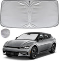 KAYZT Windshield Sun Shade for 2022-2025 2026 Kia EV6 Foldable Sunshade Front Window Custom Fit Car Accessories
