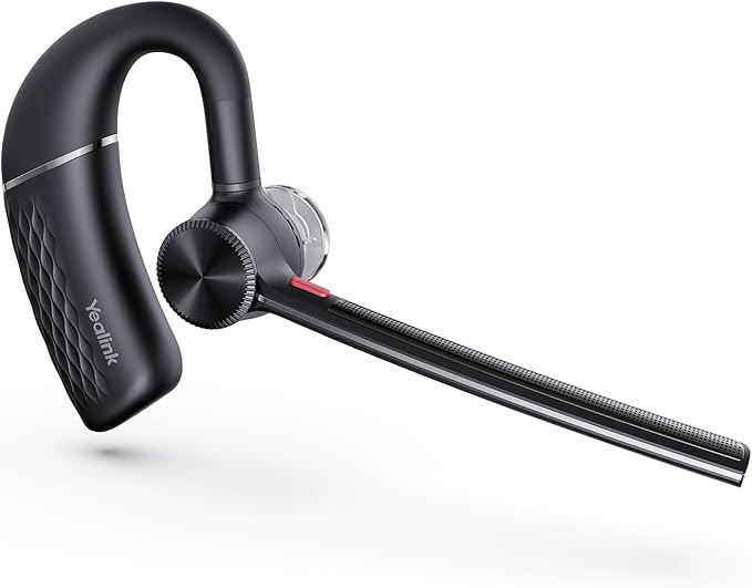 Yealink Single Ear Bluetooth Headsets BH71 Lite,Wireless Headset with Mic for Work,Bluetooth Earpiece Connect Cell Phone/Mobile/Laptops,Teams Zoom Certified,Mute Function