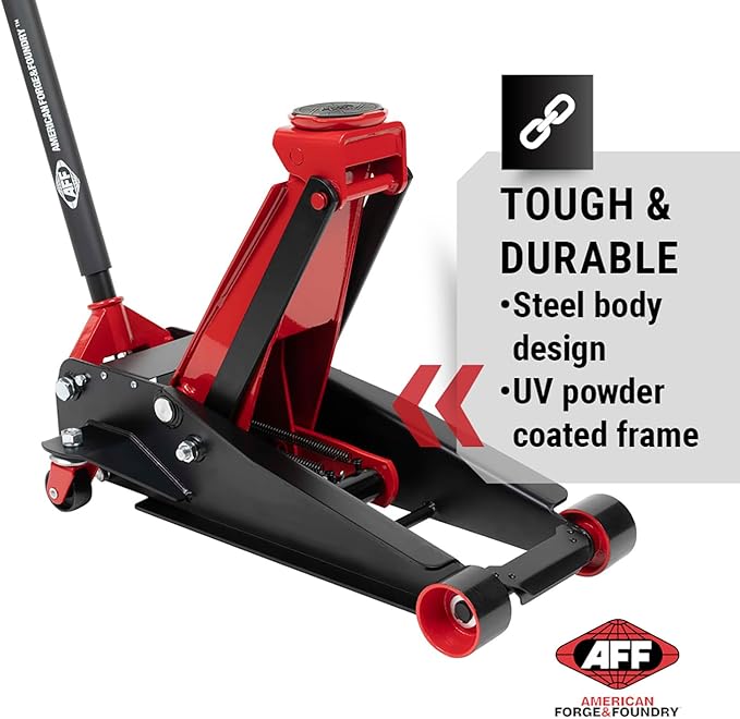 AFF 4 Ton Car Jack - Hydraulic Floor Jack with Lightning Lift - Heavy Duty