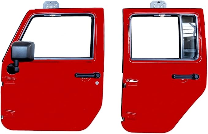 EZ4x4 Garage Wall Freedom Panel & Wrangler Door Storage Hangers Combo Kit, Heavy Duty Metal Storage Holder Bracket Compatible with JK JKU