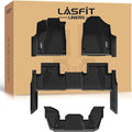 LASFIT Floor Mats for Acura MDX (2022-2026) All Weather Floor Liner TPE Custom Fit Car Mats for Acura MDX 1st & 2nd & 3rd Row Mats, Black,Tasteless, Durable and Easy to Clean