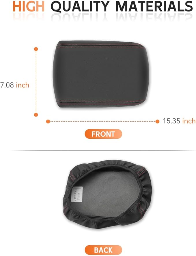 CDEFG for 2025 Ford Explorer Center Console Cover Armrest Box Cover for Explorer 2020 2021 2022 2023 2024 2025 Accessories Console Arm Rest Protector