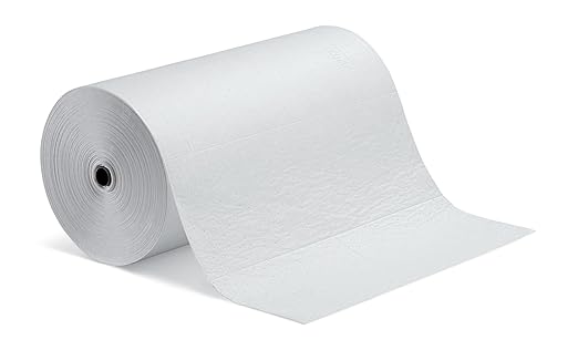 PIG Oil-Only Absorbent Mat Roll | Absorbs Oil-Based Liquids | Lightweight | 40 Gal Absorbency | 300' L x 30" W | 1 Roll | MAT419