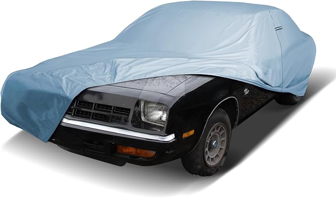 iCarCover Premium Car Cover for 1961-1963 Buick Skylark Heavy Duty Waterproof All-Weather Automobiles Custom Fit Indoor Outdoor UV Snow Protection Covers with Straps and Bag