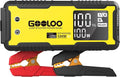 GOOLOO GT4000S Jump Starter 4000A Car Jumper Starter (Up to 10L Diesel 12L Gas Engines), 100W Fast-Charging Lithium Jump Box, SuperSafe Portable Car Battery Charger Power Bank for 12V Vehicles, Yellow