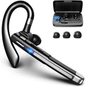 Bluetooth Headset, Wireless Bluetooth Earpiece with mic Trucker Headset for Phone Case Office Phones Built-in Microphone Manos Libres Noise Cancelling