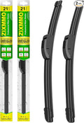 QUALITY 21in + 21in Premium All-Season Windshield Wiper Blades for Original Equipment Replacement(Set of 2)