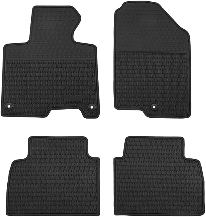 Car Floor Mats Custom Fit for Kia Sportage 2023 2024 2025（Non Hybrid） Odorless Washable Heavy Duty Rubber (All Weather) Floor Liners Set Black