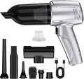 Car Vacuum Portable Cordless, 5 in 1 Handheld Vacuum Cleaner, Mini Vacuum Cleaner Rechargeable, 8000PA Powerful Compressed Air Duster & Air Blower for Cars,Home,Office,Pet Hair