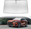 Sunshade Windshield Sun Shade Custom Fit for 2023-2026 Lexus RX Windshield Cover for Lexus RX350 RX450 RX450H RX350H Front Window Sun Visor Shield 240T Reflective Foldable Protector Car Accessories