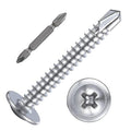 (200 pcs) Wensilon #10×1-1/4”for Sheet Metal Self-Tapping Screws 410 Stainless Steel Truss Head High-Strength Quick Tapping Screws