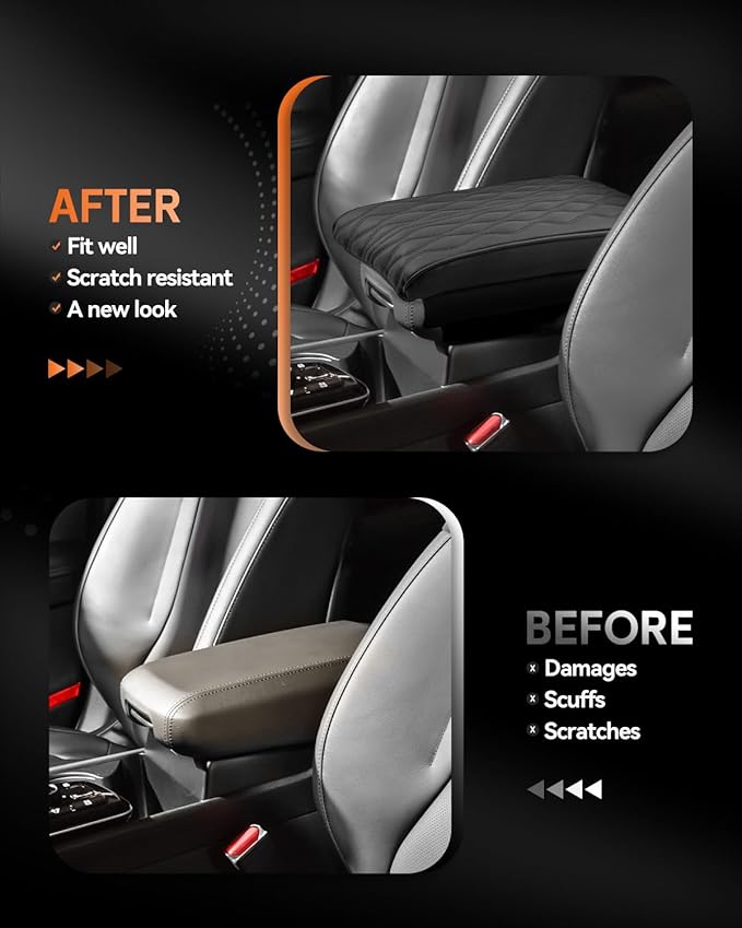 CDEFG for 2025 Kia Sportage Center Console Cover Armrest Box Cover for Sportage (LX, EX, X-Line, SX, SX Prestige, X-Pro, X-Pro Prestige) 2023 2024 2025 Accessories Arm Rest Protector