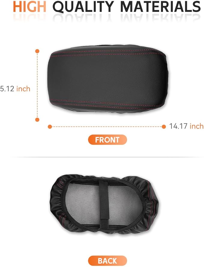 CDEFG for Chevrolet Trailblazer 2021-2025 2026 Center Console Cover Armrest Box Cover for Chevy Trailblazer (LS, LT, Activ, RS) 2021 2022 2023 2024 2025 2026 Accessories Arm Rest Protector
