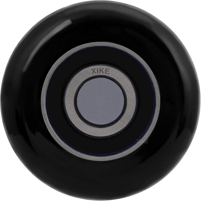 XiKe 10 Pack Black 2" Nylon Garage Door Roller 4" Stem, Quiet/Durable and High Load, Use 6200-2RS Double Seals Precision Bearings.
