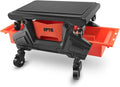 SPTA Automotive Mobile Rolling Mechanics Stool - Heavy Duty Roller Creeper Seat Soft Rubber Cushion Brake Wheels Storage Drawers Tray Roller Seat for Home DIY Garage Car Detail, 330lb Load Bear -PT161