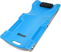 DNA MOTORING 40Inch Low Profile Plastic Rolling Garage Shop Creeper with Padded Headrest,Tool Trays & 6pcs Casters,Blue, TOOLS-00217