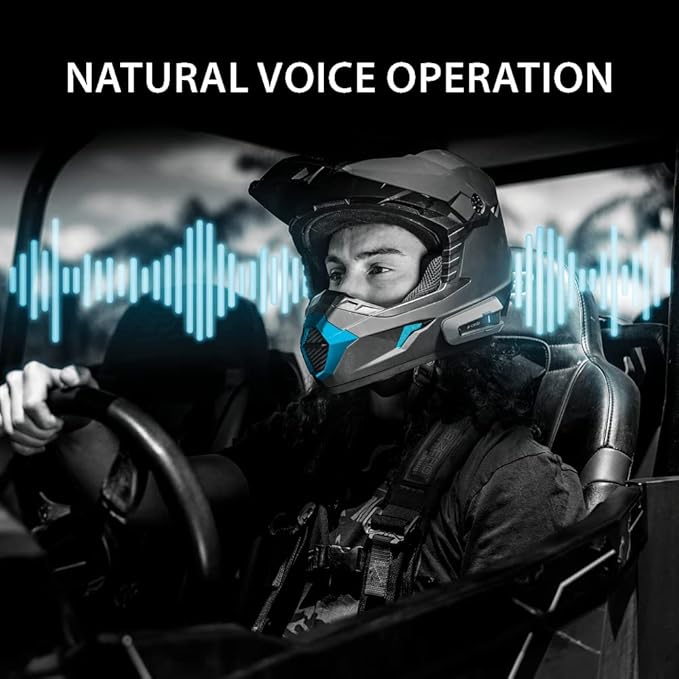 Cardo PACKTALK Edge Off-Road Vehicles, Communication for Every Terrain,Black
