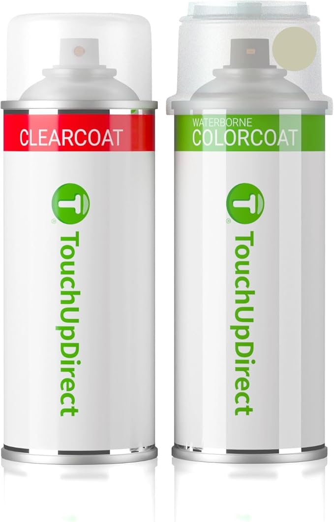 TouchUpDirect 5B2 Champagne/Creme Brulee Metallic Compatible with Toyota Exact Match Touch Up Paint Aerosol - Essential Kit