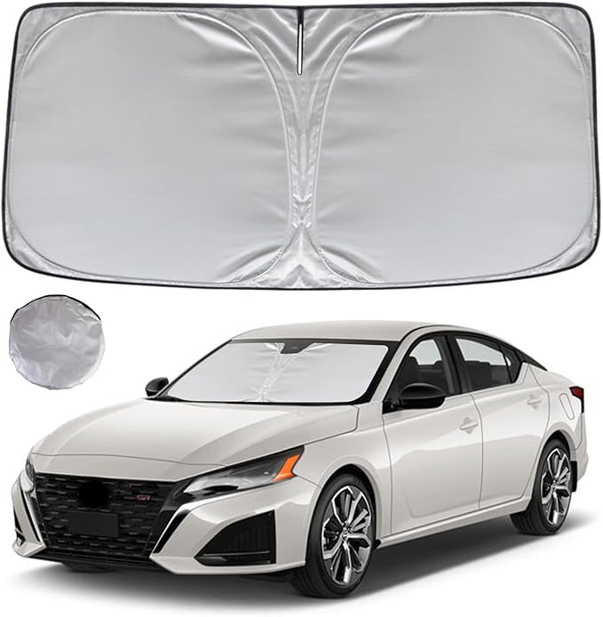 KAYZT Windshield Sun Shade for 2019-2025 Nissan Altima Foldable Sunshade Front Window Custom Fit Car Accessories