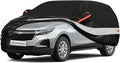10 Layers SUV Car Cover Custom Fit for Chevrolet Chevy Equinox (2005-2024) Waterproof All Weather for Automobiles, Outdoor Full Cover Sun UV Rain Protection with Cotton.Black