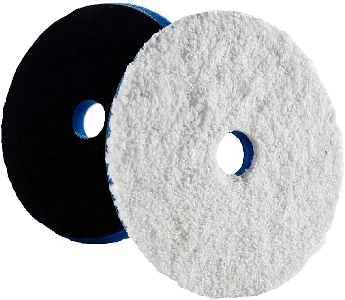 Lake Country HDO Heavy Cutting Microfiber Pad - Safe for All Paint and Finishes: Heavy Duty Orbital Cutting Pad Helps Remove Scratches, Swirls, Buffing Trails, and Oxidation (2 Pack, 6.5")